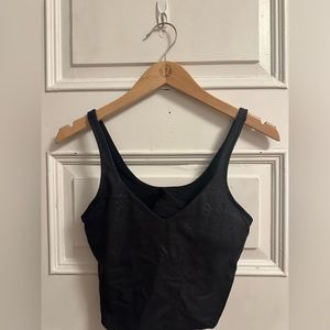lululemon align tank black with lululemon logo designs size 8
